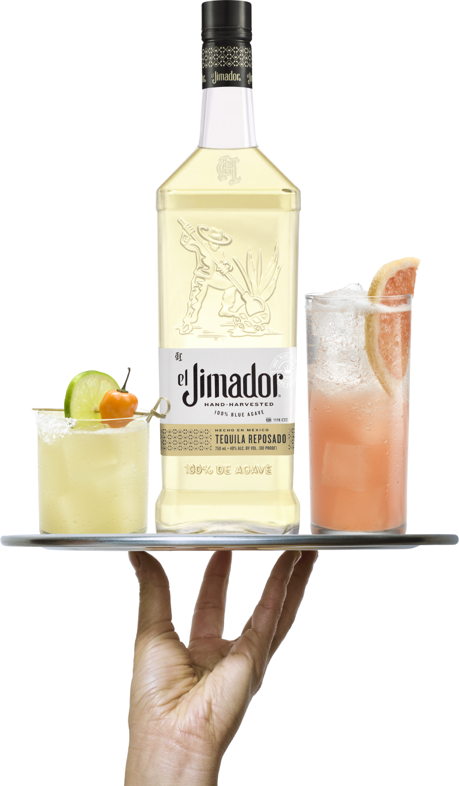 el Jimador Reposado served as a cocktail